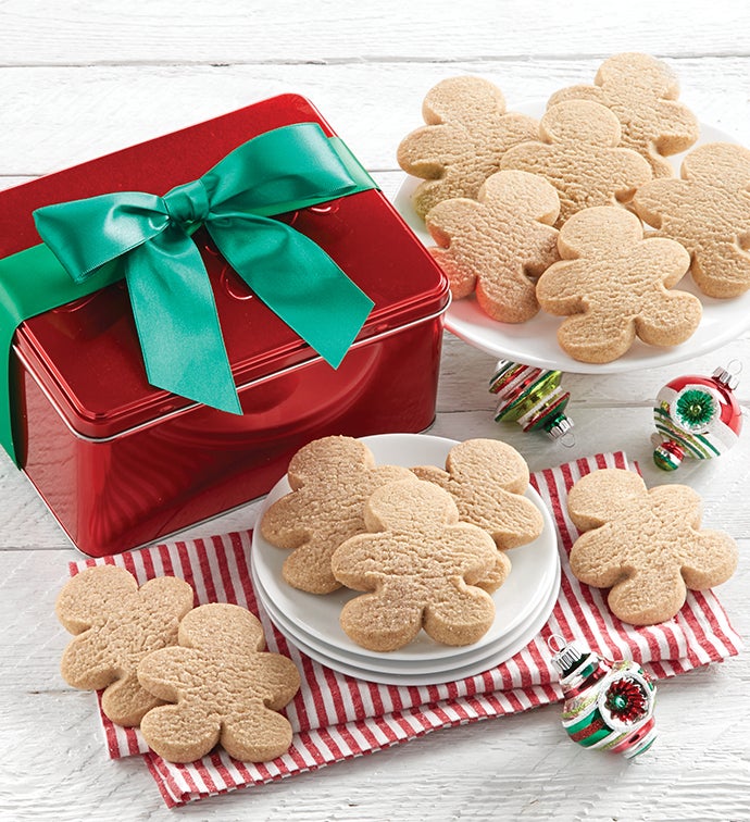 Cheryls Ginger Shortbread Cookie Gift Tin