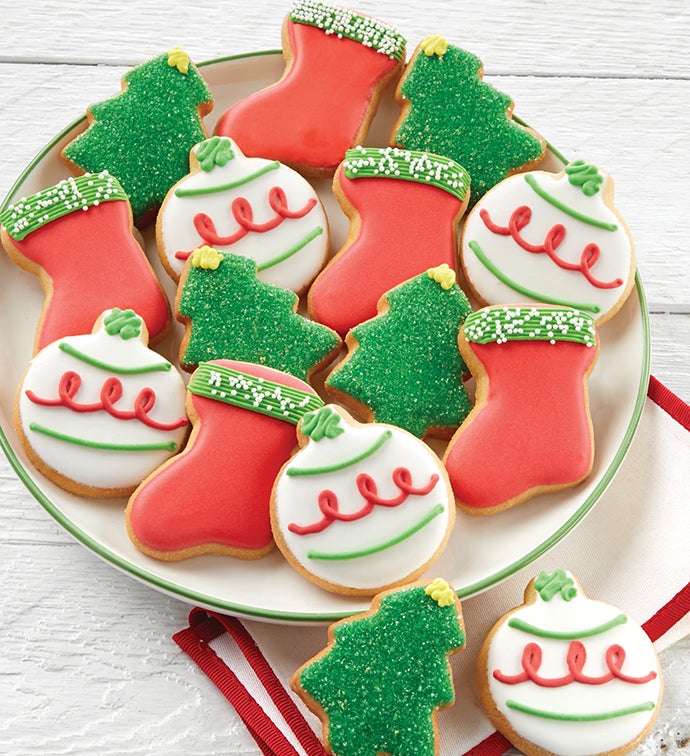 Mini Holiday Crunchy Sugar Cookies