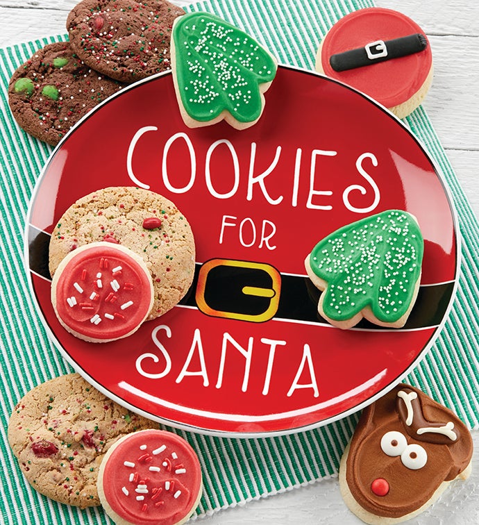 Collectors Edition Cookies for Santa Plate