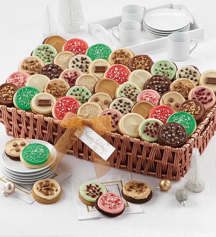 Buttercream Frosted Flavors Cookie Gift Basket   Grand