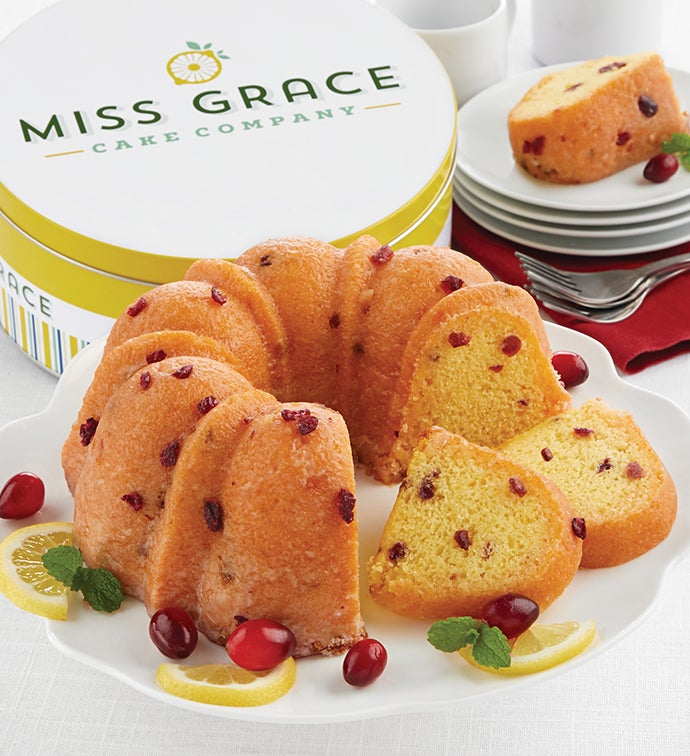 Miss Grace Lemon Cranberry Bundt Cake