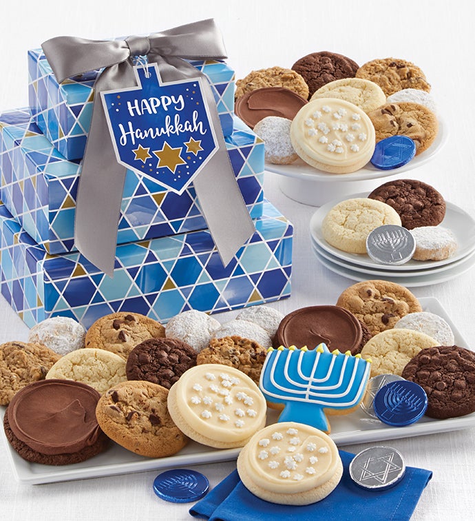 Happy Hanukkah Gift Tower