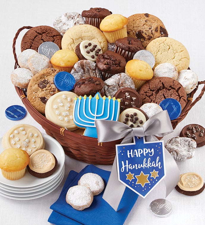 Happy Hanukkah Bakery Gift Basket