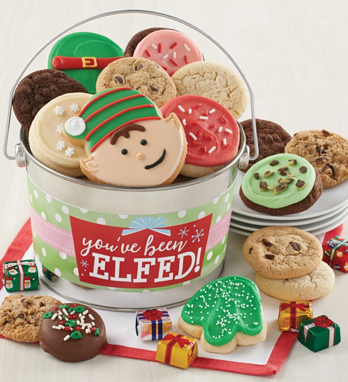 You've Been Elfed Treats Pail