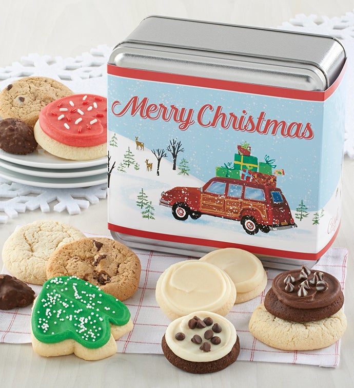 Merry Christmas Treats Tin