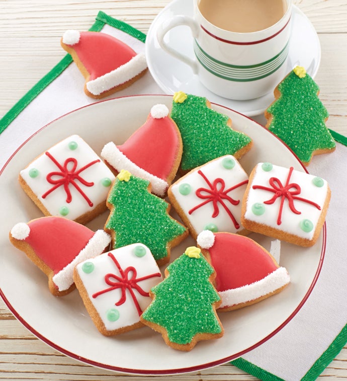 Mini Holiday Crunchy Sugar Cookies