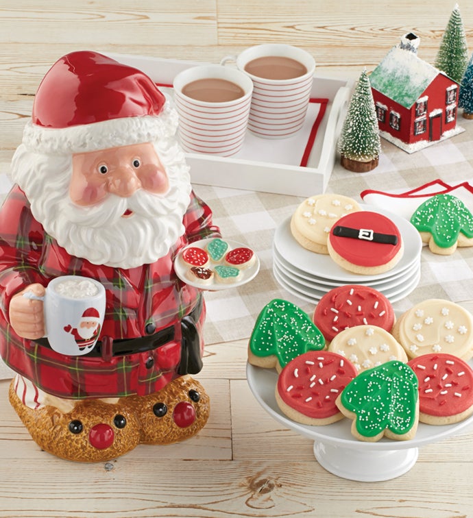 Collector's Edition Bedtime Santa Cookie Jar