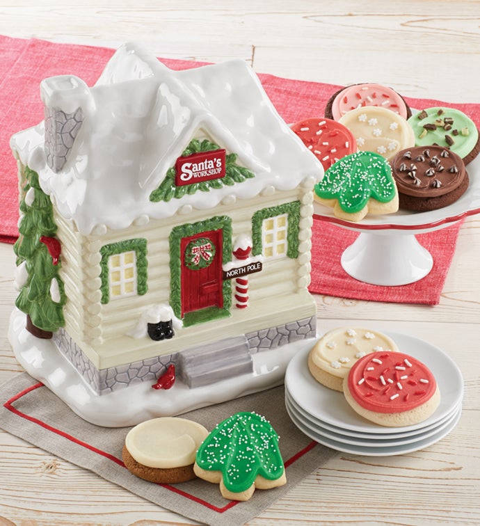 Collector's Edition Santa's Workshop Cookie Jar