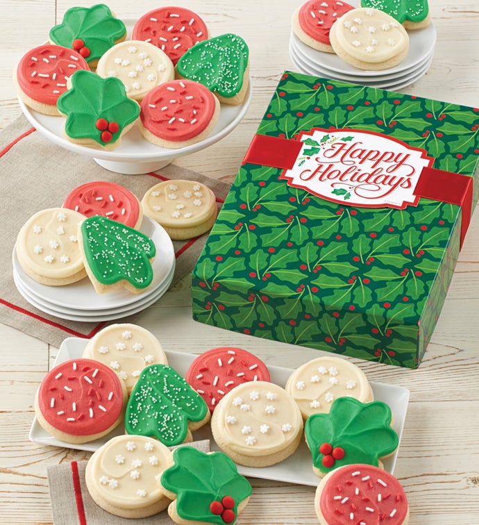 Cheryl's Buttercream Frosted Cut Out Cookie Gift Boxes