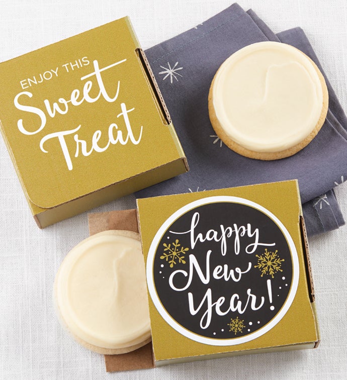Happy New Year Cookie Card