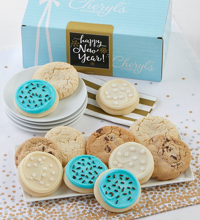 Happy New Year Bow Gift Box
