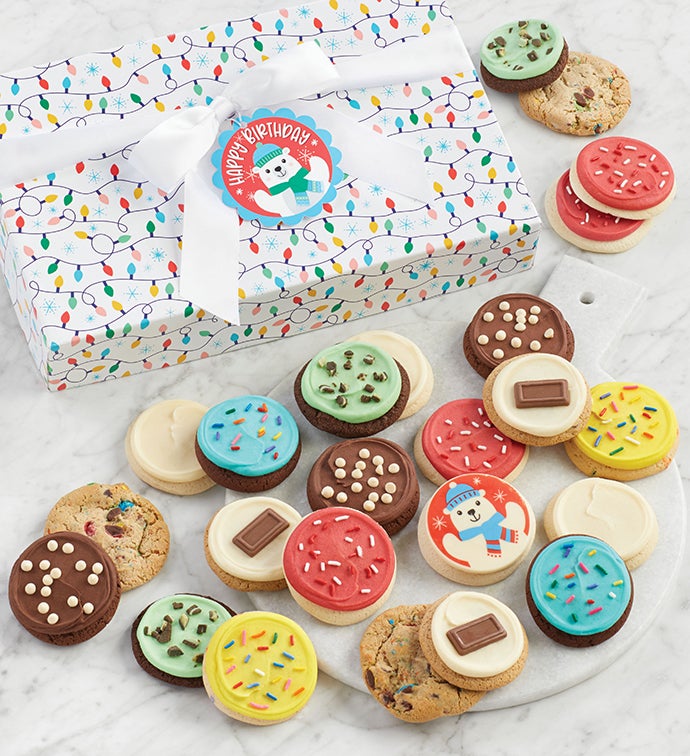 Whimsical Birthday Cookie Gift Box