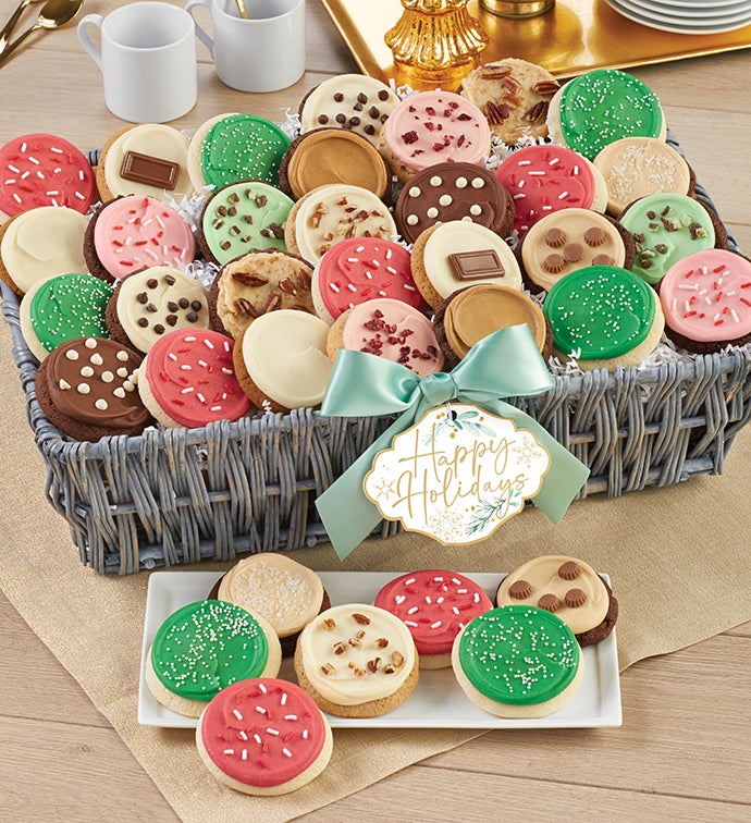 Buttercream Frosted Flavors Cookie Gift Basket   Large