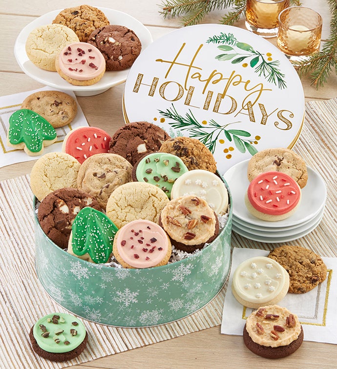 Happy Holidays Premier Assorted Gift Tin
