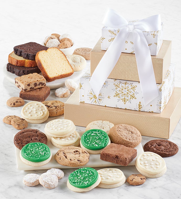 Shimmering Bakery Gift Tower