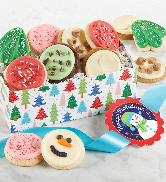 Happy Holidays Cookie Gift Boxes