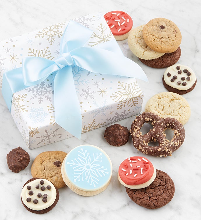 Sparkling Happy Holidays Treats Gift Box