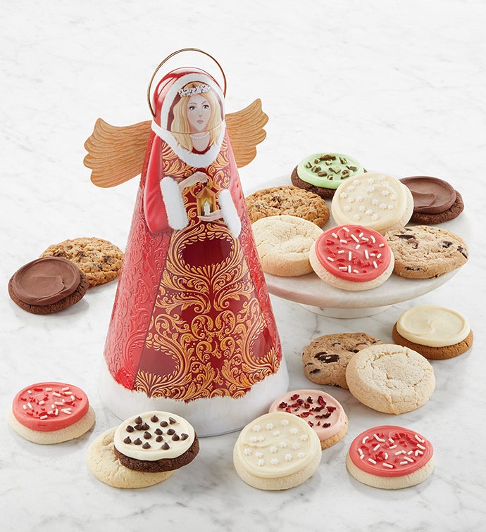 Angel Centerpiece Gift Tin with Treats