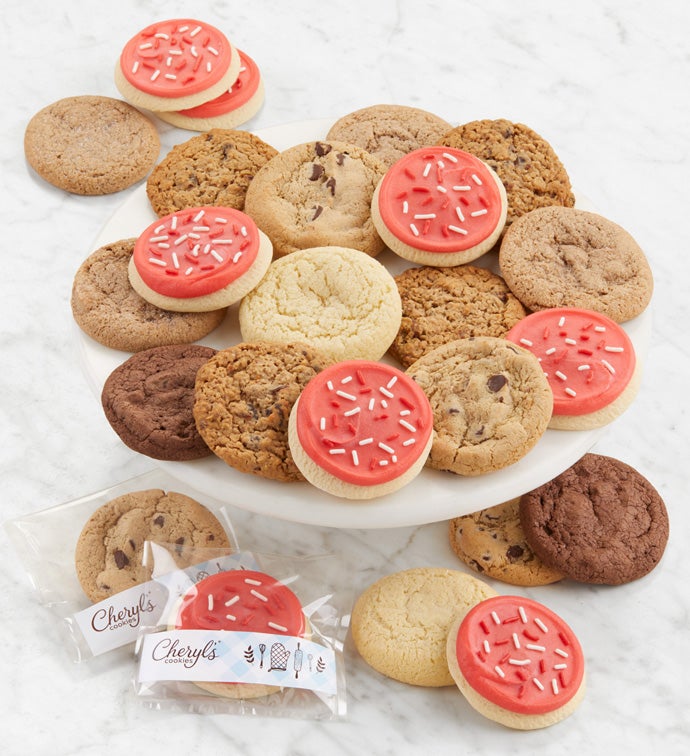 Bow Gift Box   Cookie Assortment