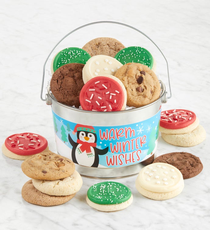 Warm Winter Wishes Cookie Gift Pail