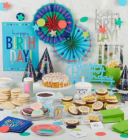 Happy Birthday Bundt Cake Party Kit