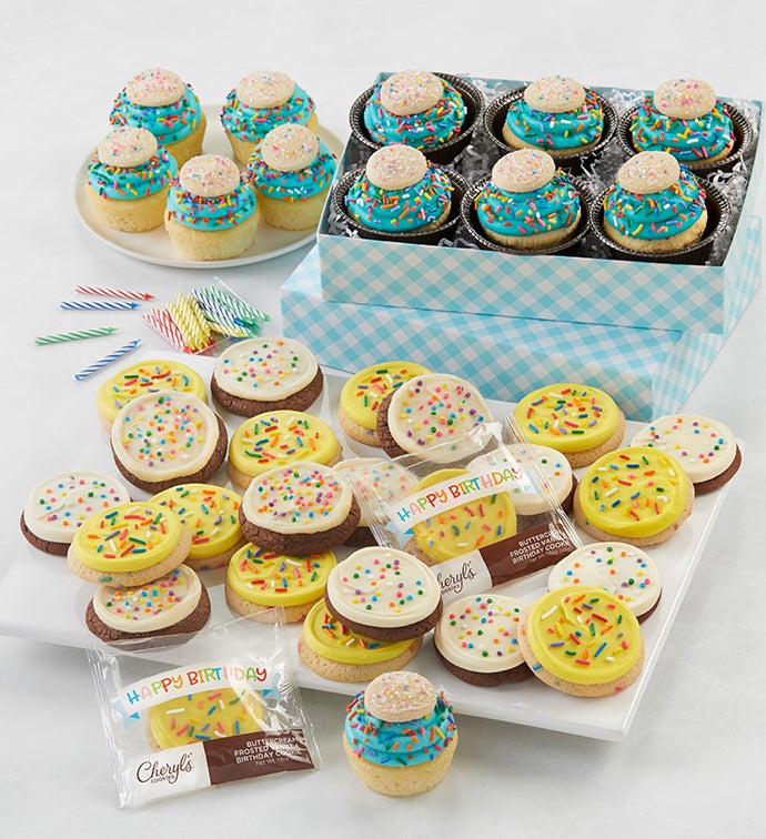 Happy Birthday Cupcake Party Kit