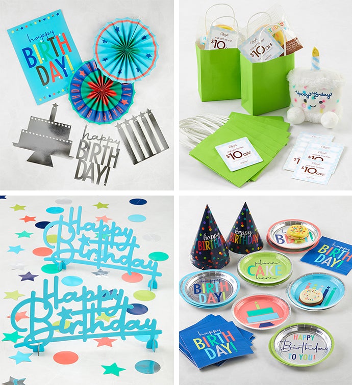 Happy Birthday Cupcake Party Kit