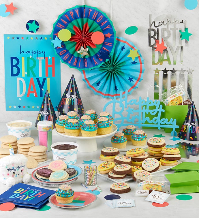 Happy Birthday Cupcake Party Kit