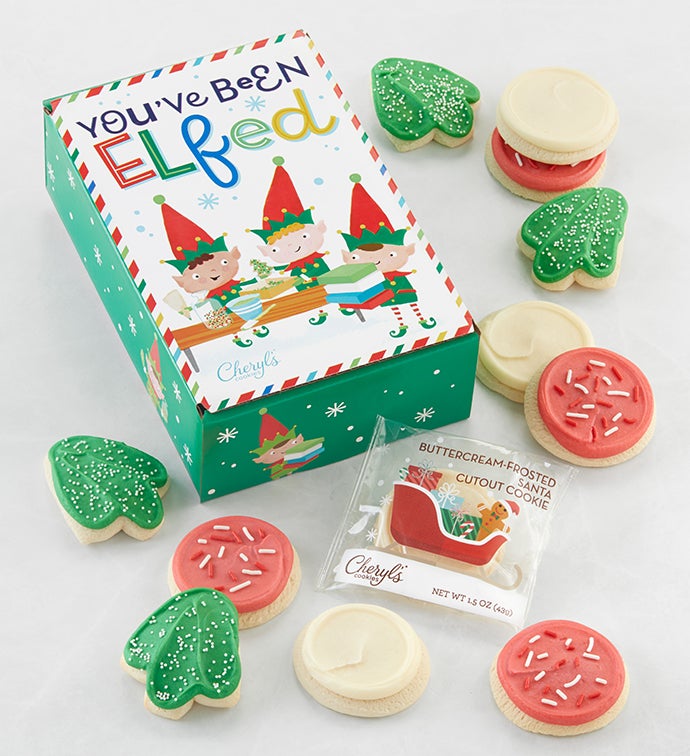 You've Been Elfed Sugar Cookie Box