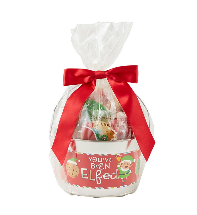 You've Been Elfed Treats Gift Pail