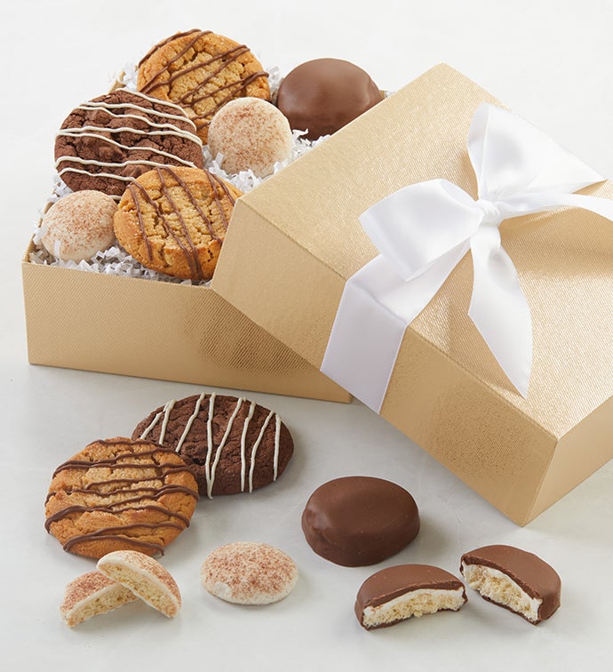 Chocolate and Confection Covered Cookie Gift Box