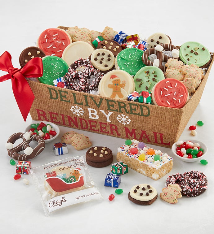 Reindeer Mail Candy & Treats Gift Box