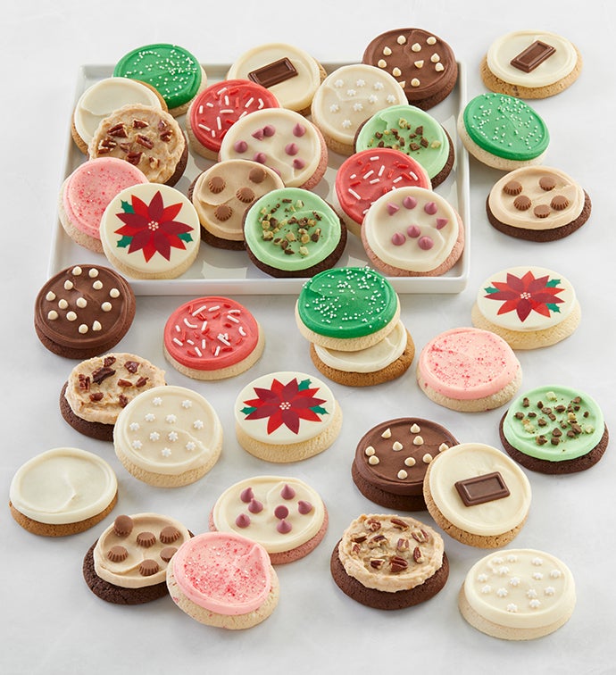 Bow Gift Box   Frosted Cookies