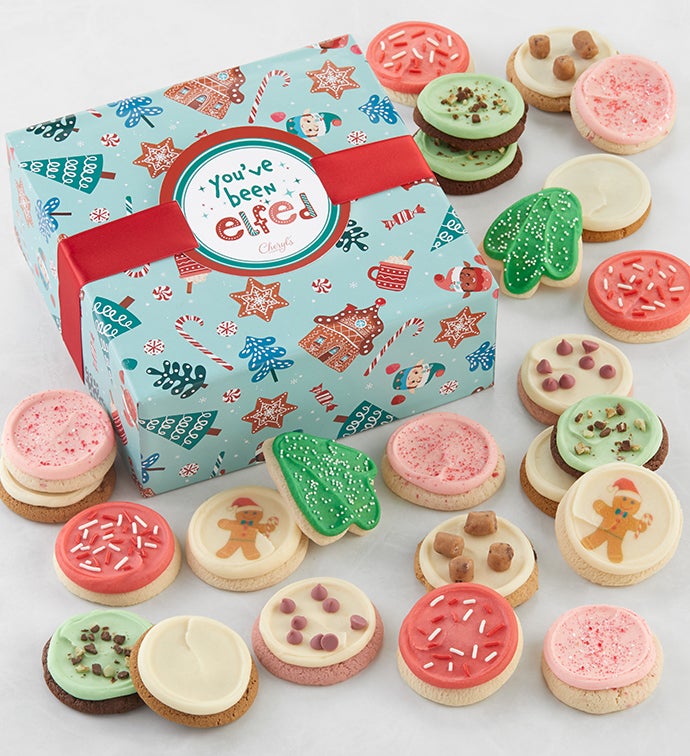 You’ve Been Elfed Frosted Cookie Gift Box