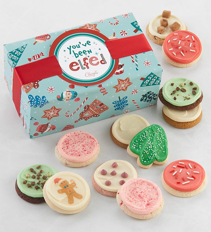 You’ve Been Elfed Frosted Cookie Gift Box