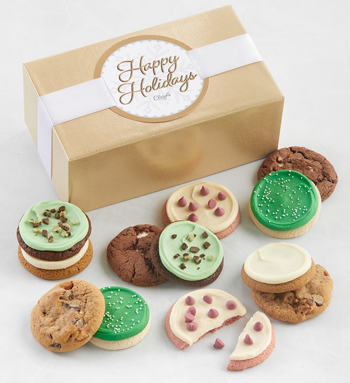 Sparkling Assorted Cookie Gift Box