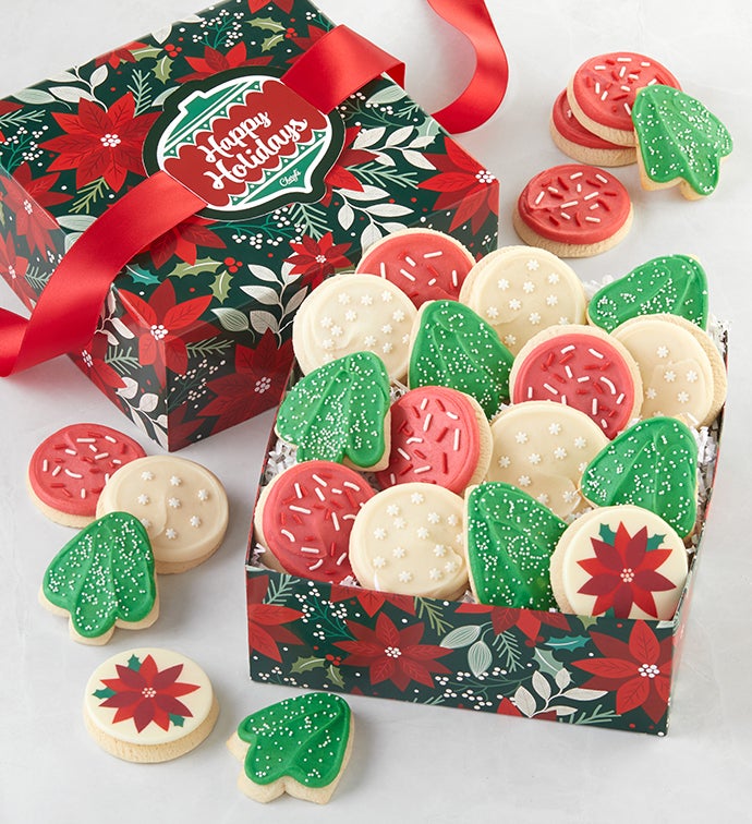 Happy Holidays Cookie Gift Box