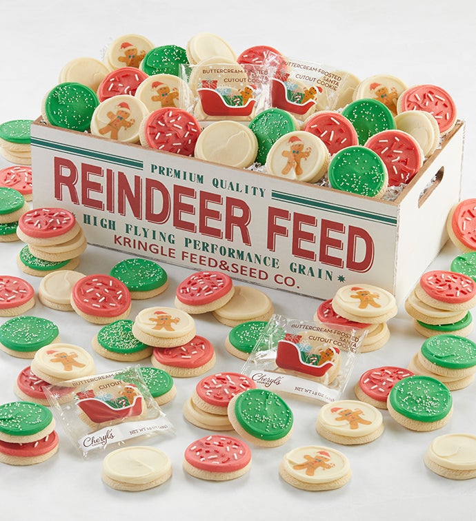 Reindeer Treats Frosted Sugar Cookie Crate