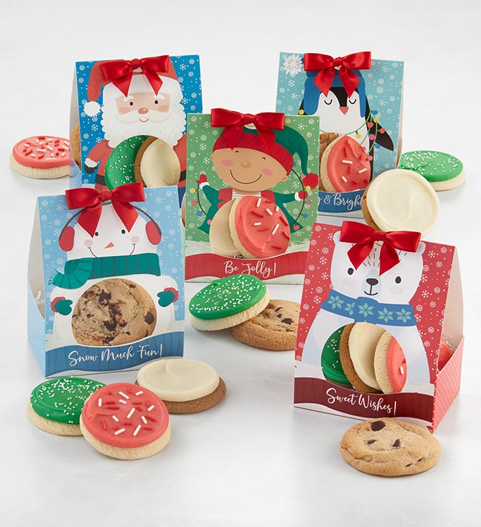 Festive Treats Gift Boxes   Set of 5