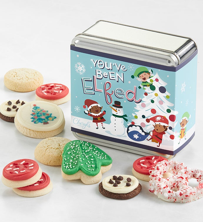 You've Been Elfed Mini Treats Gift Tin