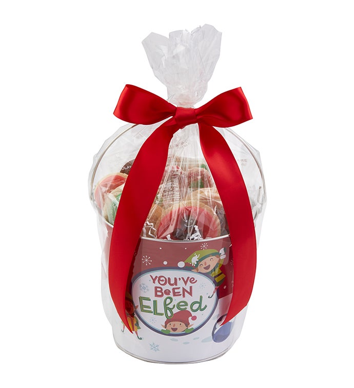 You've Been Elfed Treats Gift Pail