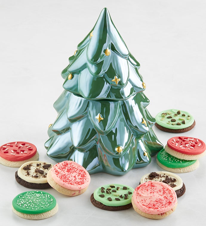Collector's Edition Glitter Tree Cookie Jar