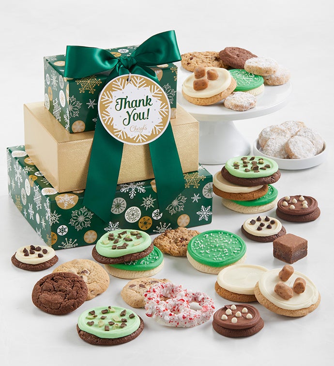 Sparkling Gift Tower - Thank You