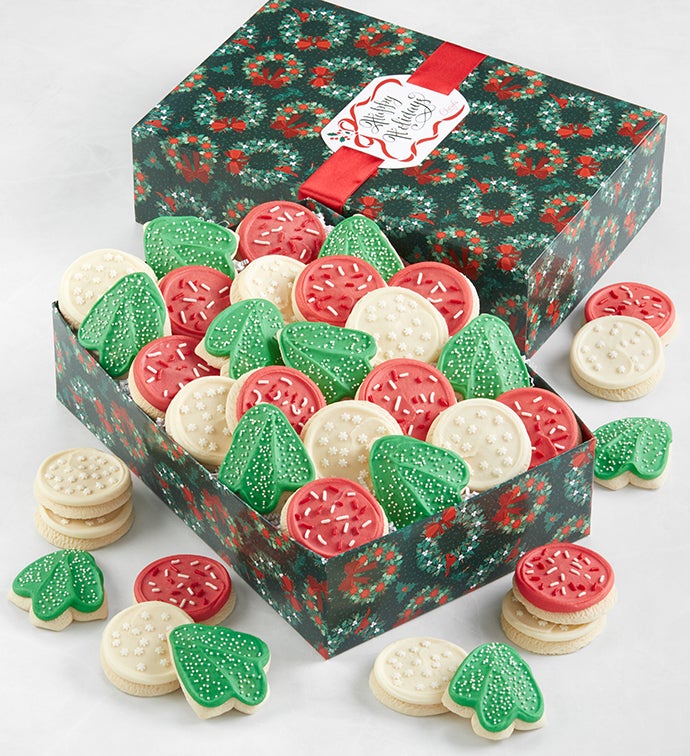 Happy Holidays Cookie Gift Box
