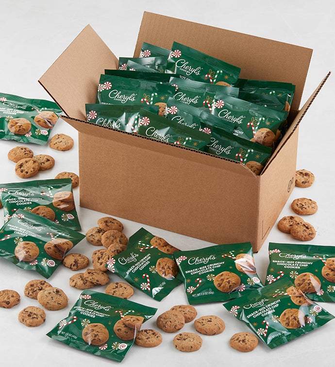 Crunchy Chocolate Chip Cookie 1.5 oz Holiday Bags - Case Pack 35