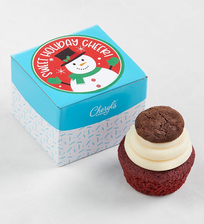 You've Been Elfed Cupcake Card
