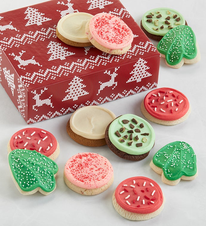 Holiday Assorted Gift Box 12 Cookies Cheryl’s
