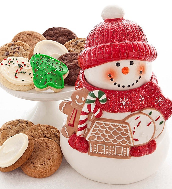 Collectors Edition Snowman Cookie Jar 3068