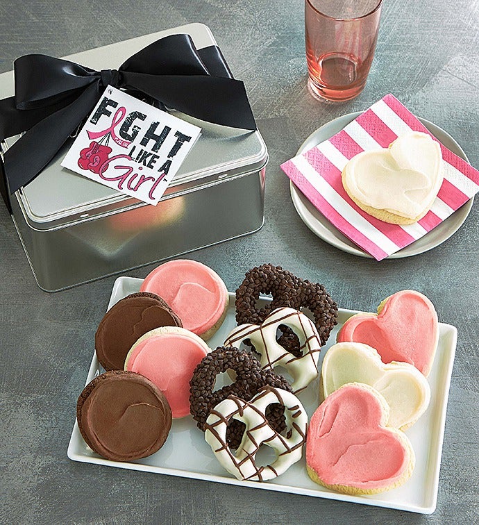 Fight Like a Girl Cookies and Pretzels