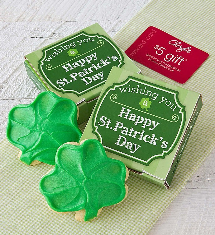 St Patrick's Day Cookie Card